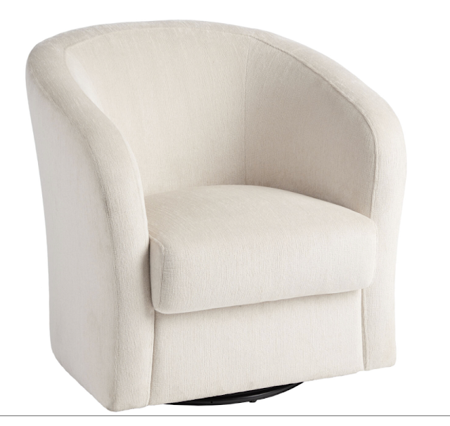 cream world market swivel chair